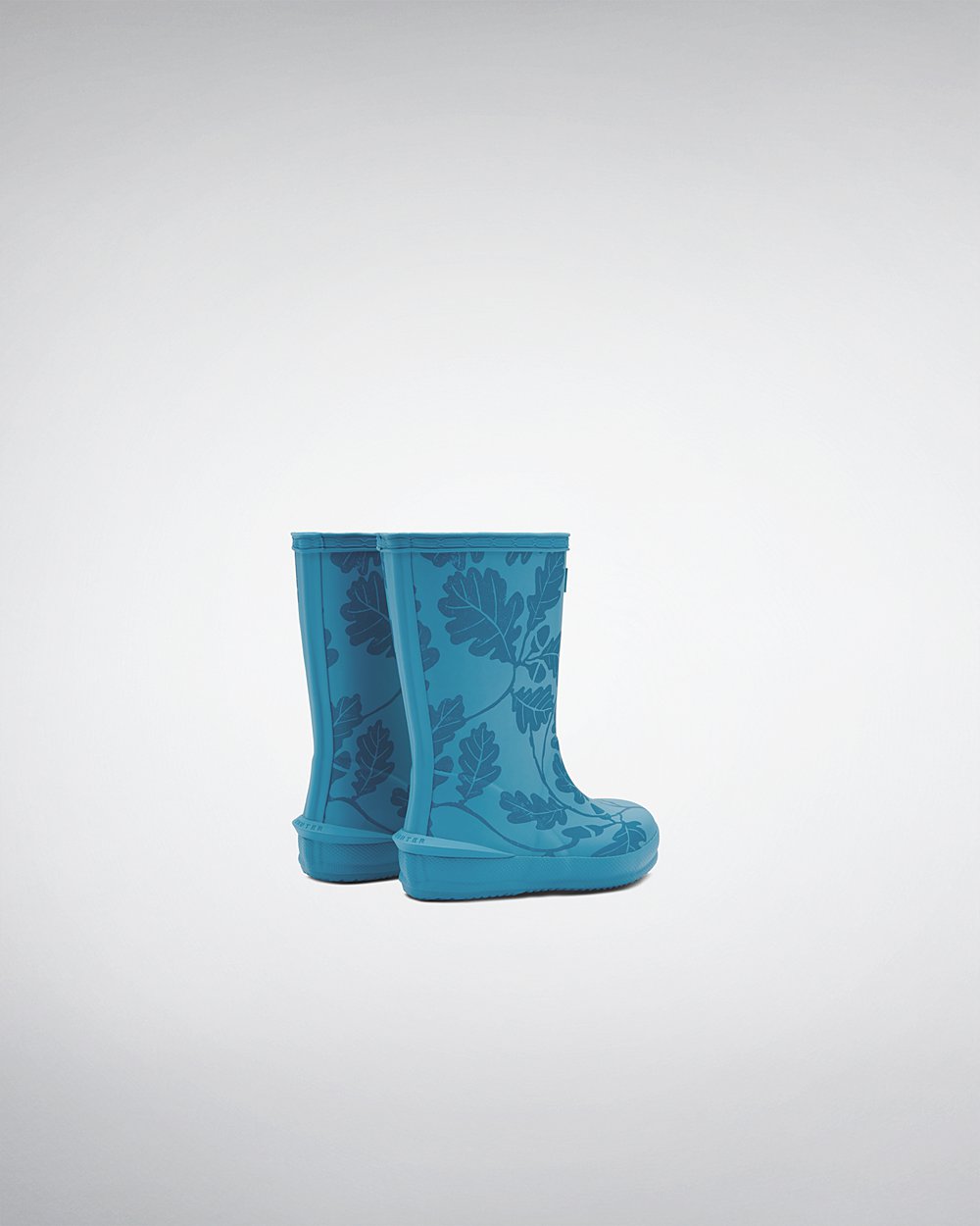 Botas De Agua Original First National Trust Print Hunter Niños - Azules - 710295QMR